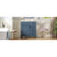 Meuble-lavabo de 30 po avec lavabo en céramique, petite armoire de salle de bain, armoire moderne avec 2 tiroirs et tablette réglable-314248492