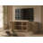 Orlina 70" Light Oak Fluted Panel 4 Door Tv Stand