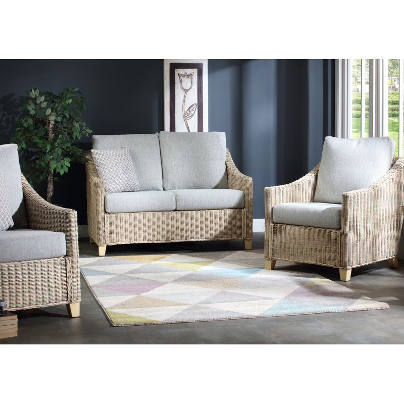 June 3 Piece Conservatory Sofa Set