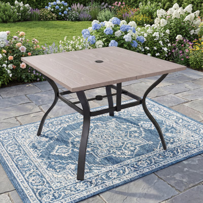 Table de salle à manger d'extérieur 37,8 po