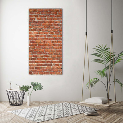 Brick Wall - Wrapped Canvas Print