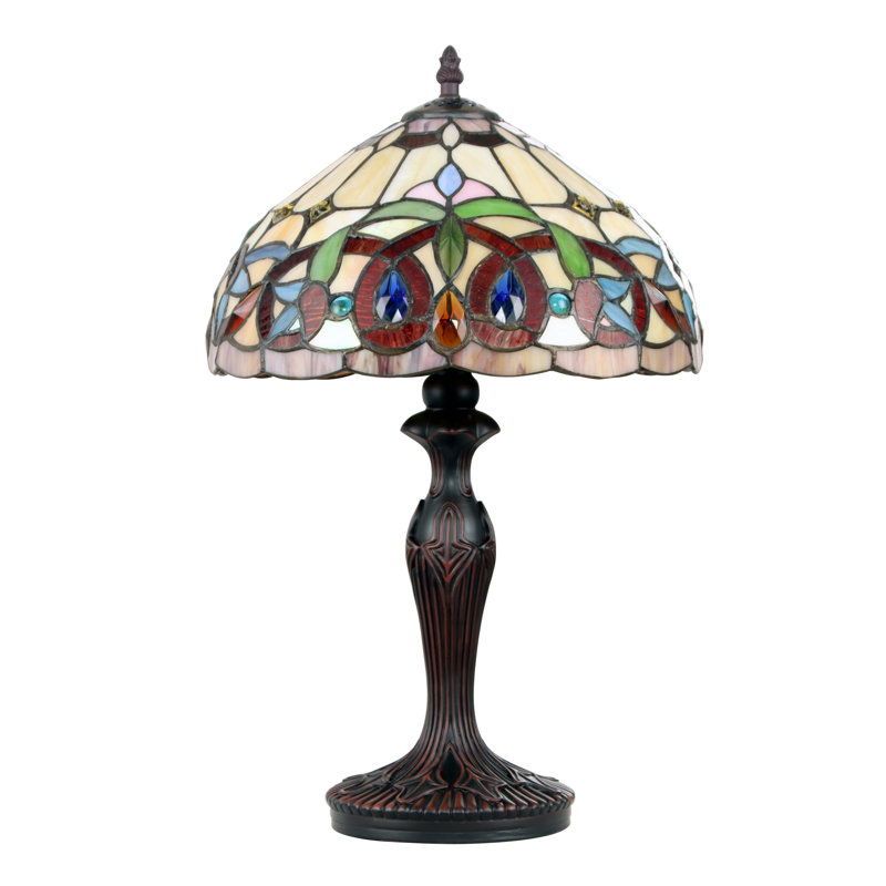 Zainab Resin Table Lamp, Dark Bronze