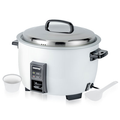GEEPAS Commercial 4.2L Rice Cooker Non-Stick Aluminum, 1600W 