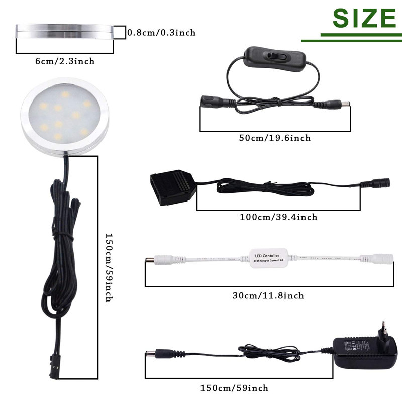 Ashmun LED Under Cabinet Puck Light