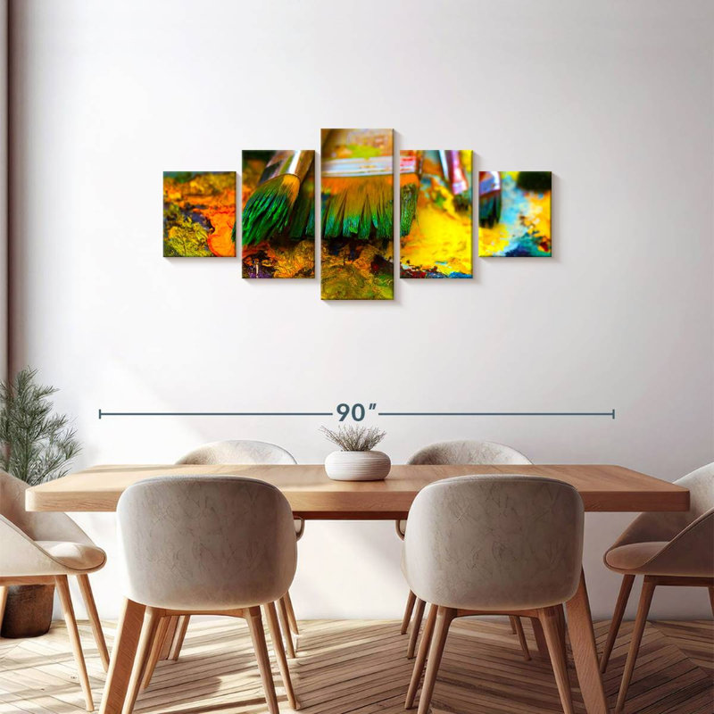 Pinceaux pour la peinture, H 30 po x l 68 po