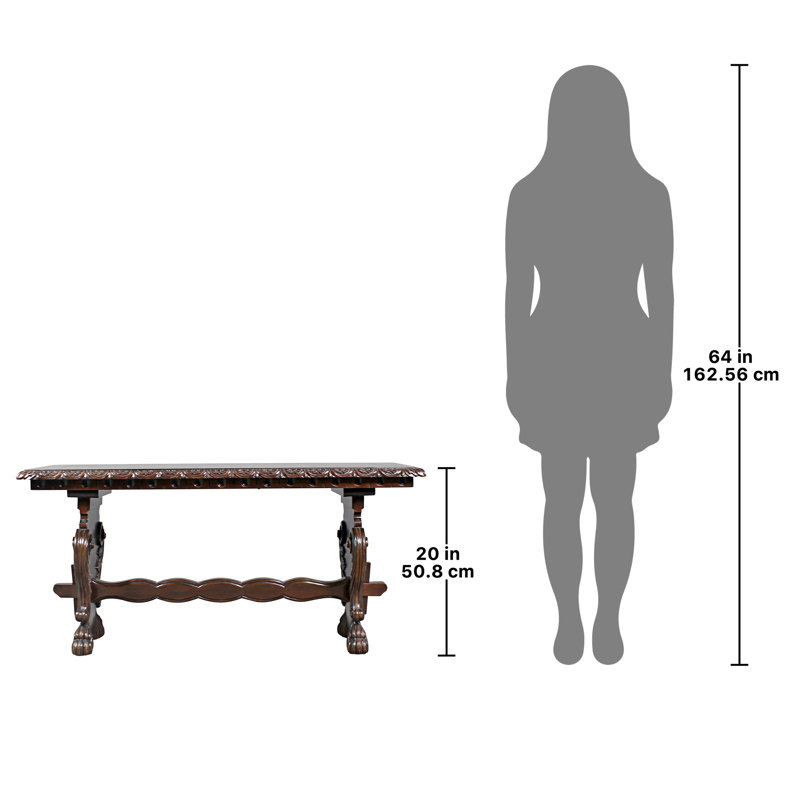 Banc en bois massif Glastonbury Abbey
