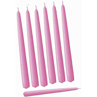 12 chandelles coniques non parfumées 12 pièces