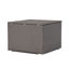 Contenant de rangement extérieur en fer gris et stable, 32,71 po Profondeur x largeur 24,43 po, pour boîte de patio - avec cadre en fer, extra