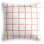 Painted Check Square Cotton Pillow Cover & Insert