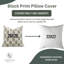 Housse de coussin à motif de bloc Fab Fabine - Samrat-110562922