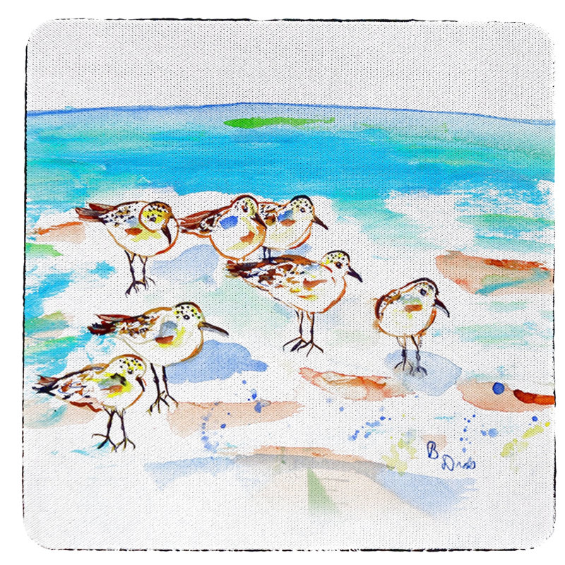 Sous-verre Seven Sanderlings