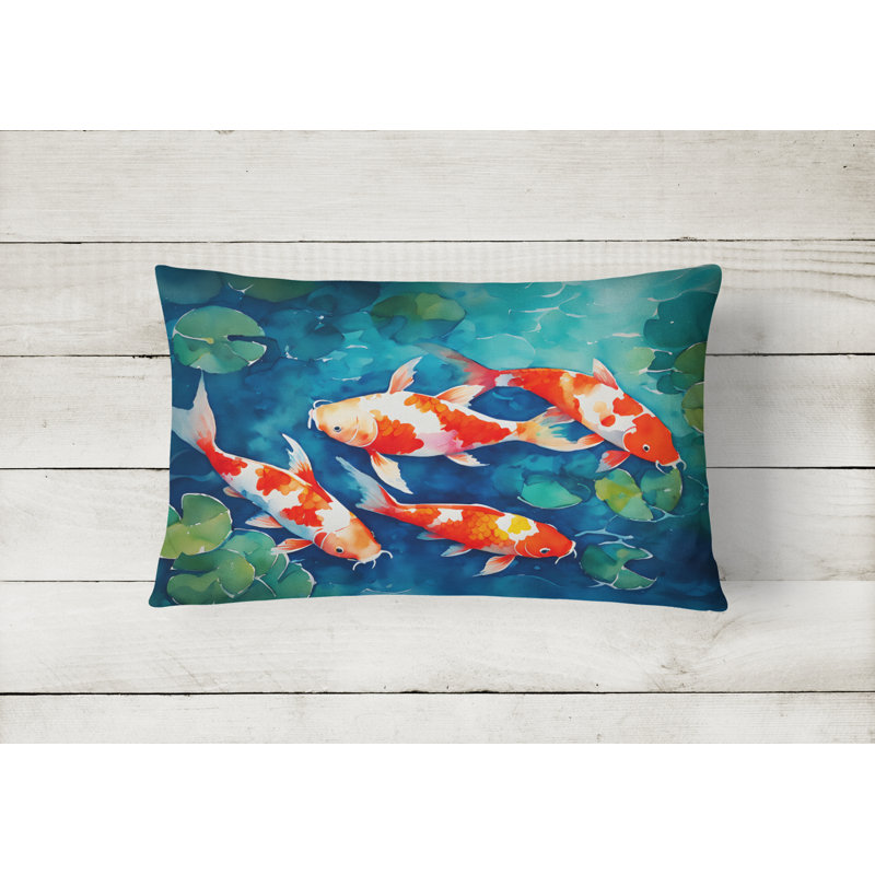 Coussin décoratif intérieur / extérieur en polyester Nautical Collection, H 12 po x l 16 po