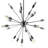 Modway Beam Stainless Steel Chandelier