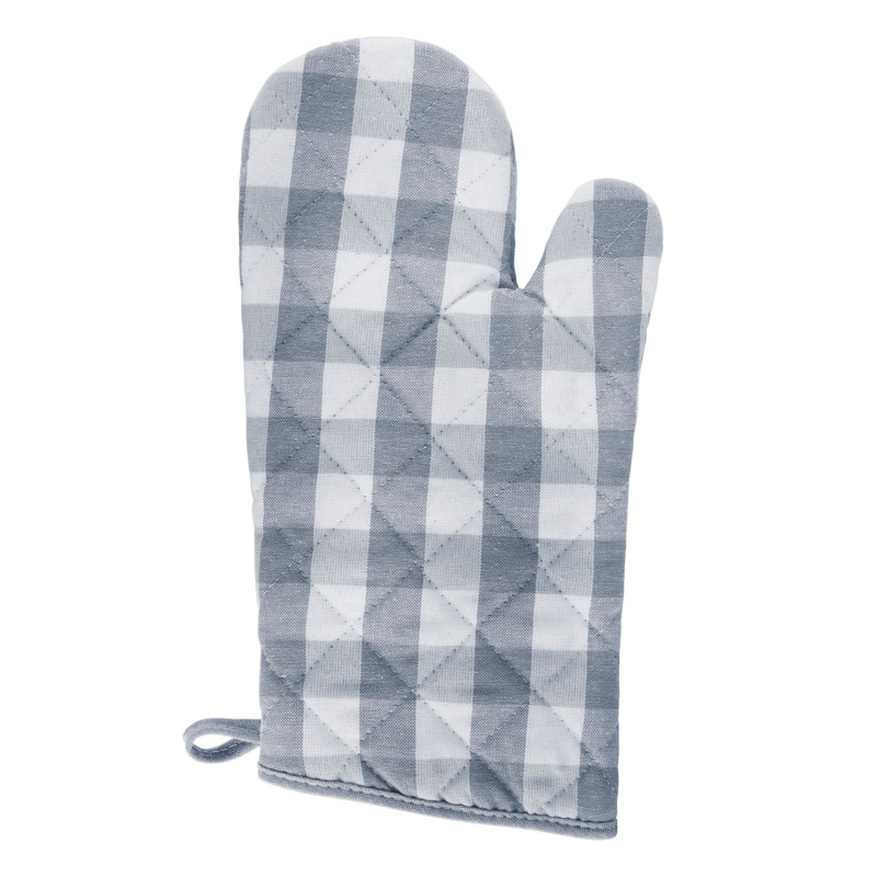 Gants de cuisine Live Life Products Elegance, Gris/blanc