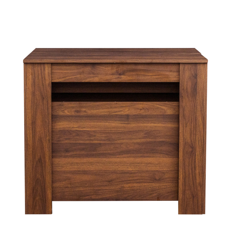 Console extensible 118,50 po, fabrication, assemblage peu encombrant, console multifonctionnelle noyer Shimmer 118,50 po, modelage, structure, Flash