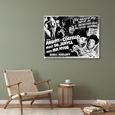 Hollywood Art Gallery Gallery, art graphique: Abbott et Costello, rencontre avec le Dr Jekyll et Mr. Hyde
