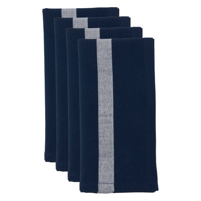 Poyen Cotton Striped Rectangle Napkin