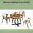 Sleek Greeting Table,Dining Table,Kitchen Dinner Table