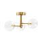 MARICAO 3 - Light Brass Geometric Pendant