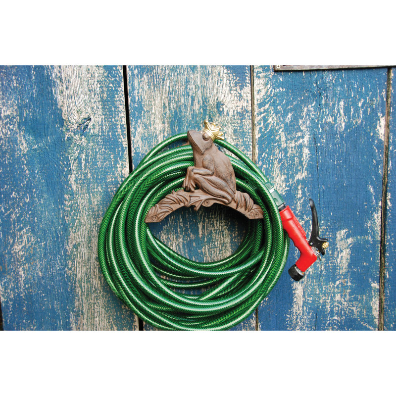 Frog King Hose Holder (Antique Rust)