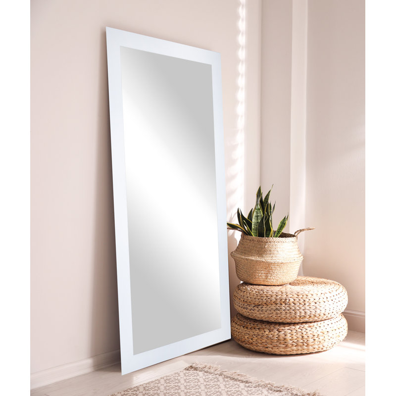 Mirror, 33" x 76", White