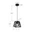 Luminaire suspendu géométrique à 1 lumière avec accents en bois Moraco