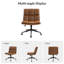 Aniyla Modern Oversize  Faux Leather Task Chair-1819730675