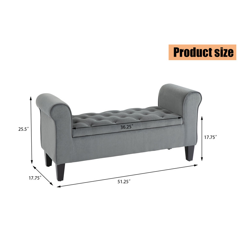 Oliur Upholstered Ottoman