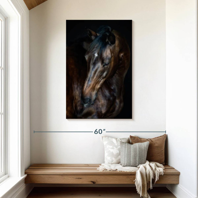 Brampt Sunlit Horses I, 45" H x 30" W