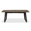 Airius Extendable Metal Base Dining Table-274750600-274750601