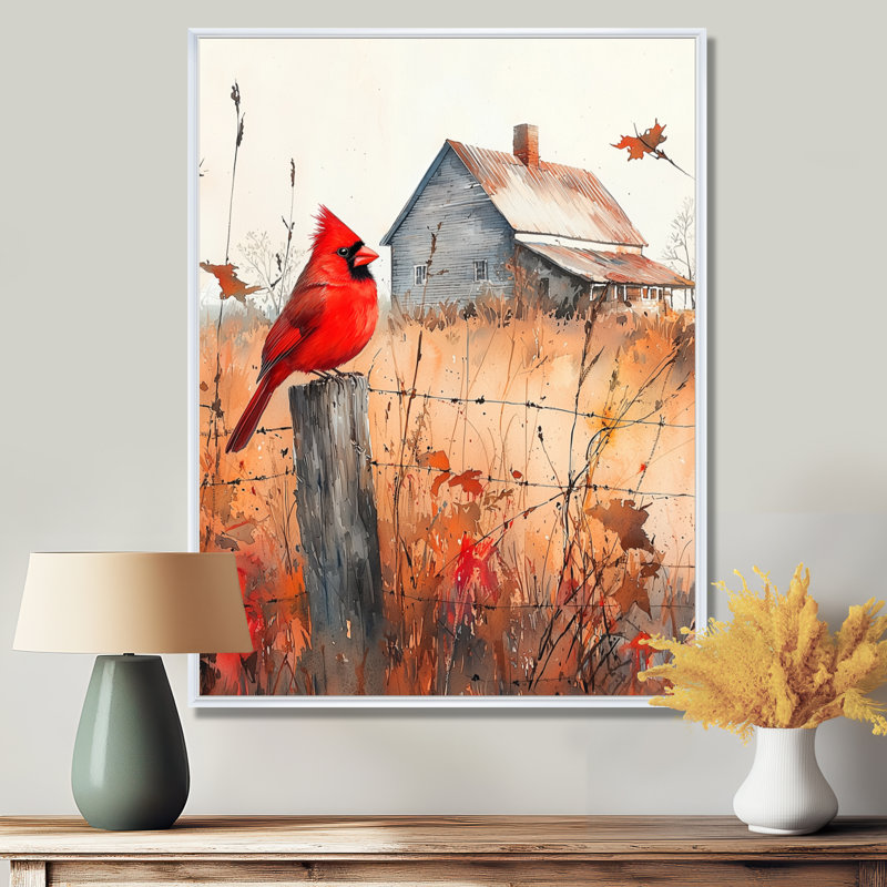 Koerner - Animals Wall Decor, Impression encadrée flottante, H 32 po x l 16 po, Blanc
