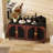 Arched Sideboard Cabinet (Black, Dark Walnut)
