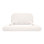 Structure de lit tapissier en velours avec tête de lit, sommier tapissier requis