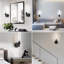 Applique murale industrielle rustique avec abat-jour en verre transparent Phansthy-326062201-326062200-326062194
