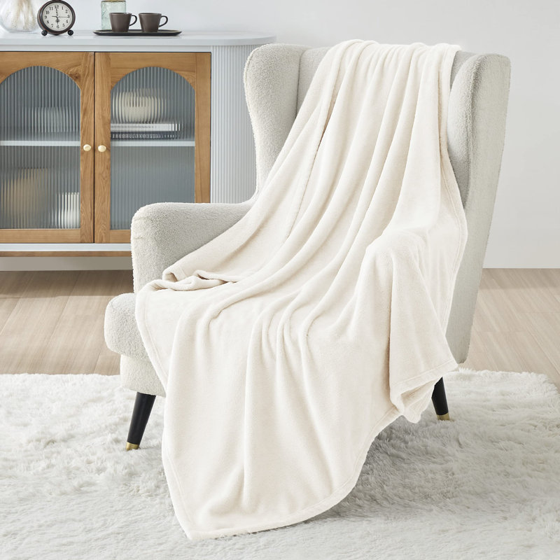 Couverture polaire Cozy Winter Collection 300GSM pour canapé, canapé, lit, L 50 po x L 70 po, Vert sauge
