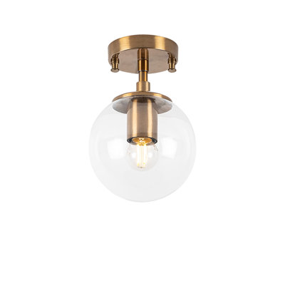 Luminaire suspendu sphère 1 lumière Belote
