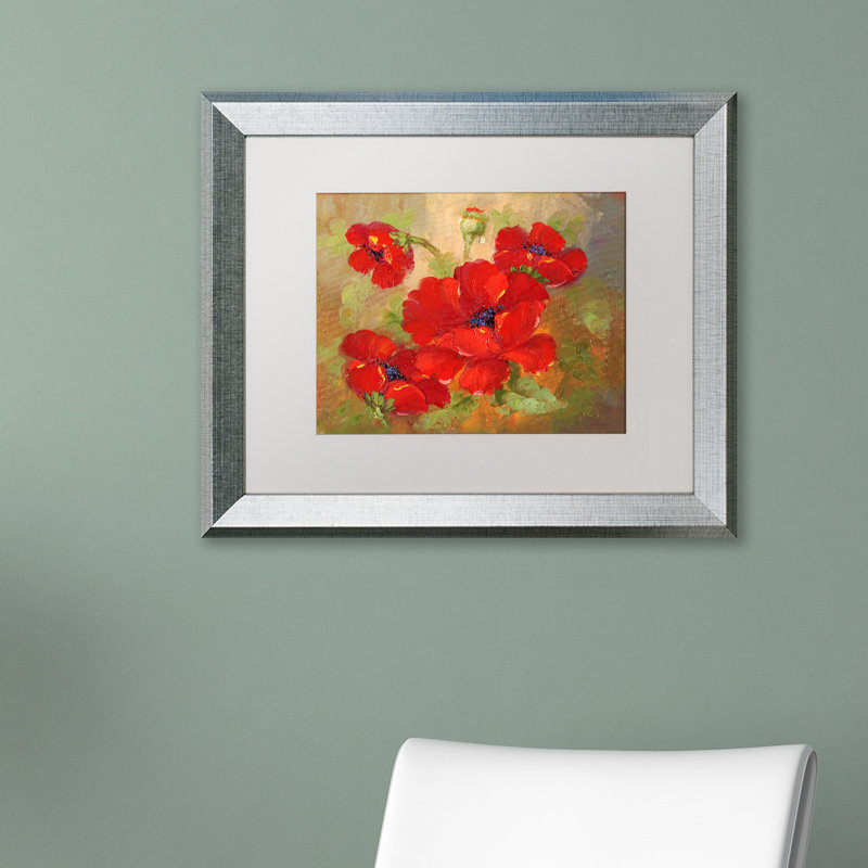 « pop », reproduction d’art sur toile encadrée, H 11 po x l 14 po x P 0,5 po