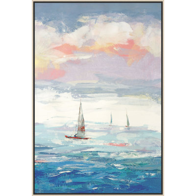 Rythmic Sunbeams 1 Framed Print Canvas