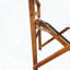 Chaises de réalisateur en bois avec toile, ensemble de 2