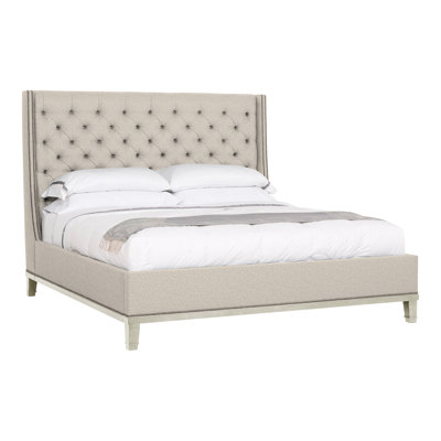 Michael Weiss Solid Wood Wingback Bed