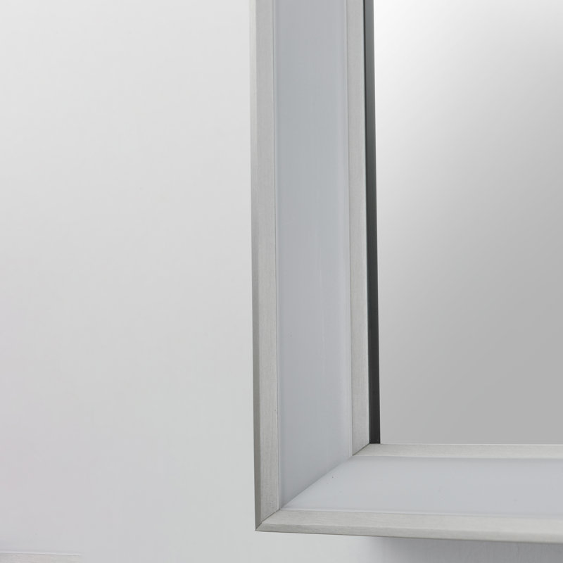 Bevel-LED Mirror, Gold, 36" x 30"
