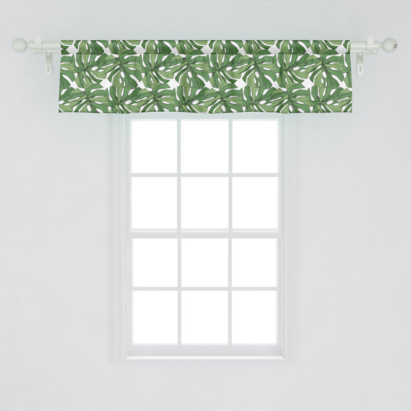 Ensemble de 2 cantonnières Ambesonne Jungle Foliage