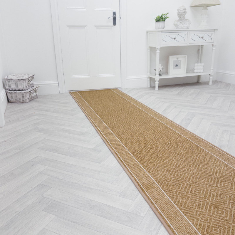 Runner Geometric Machine Tufted Area Rug, Rectangle 100 x 150cm