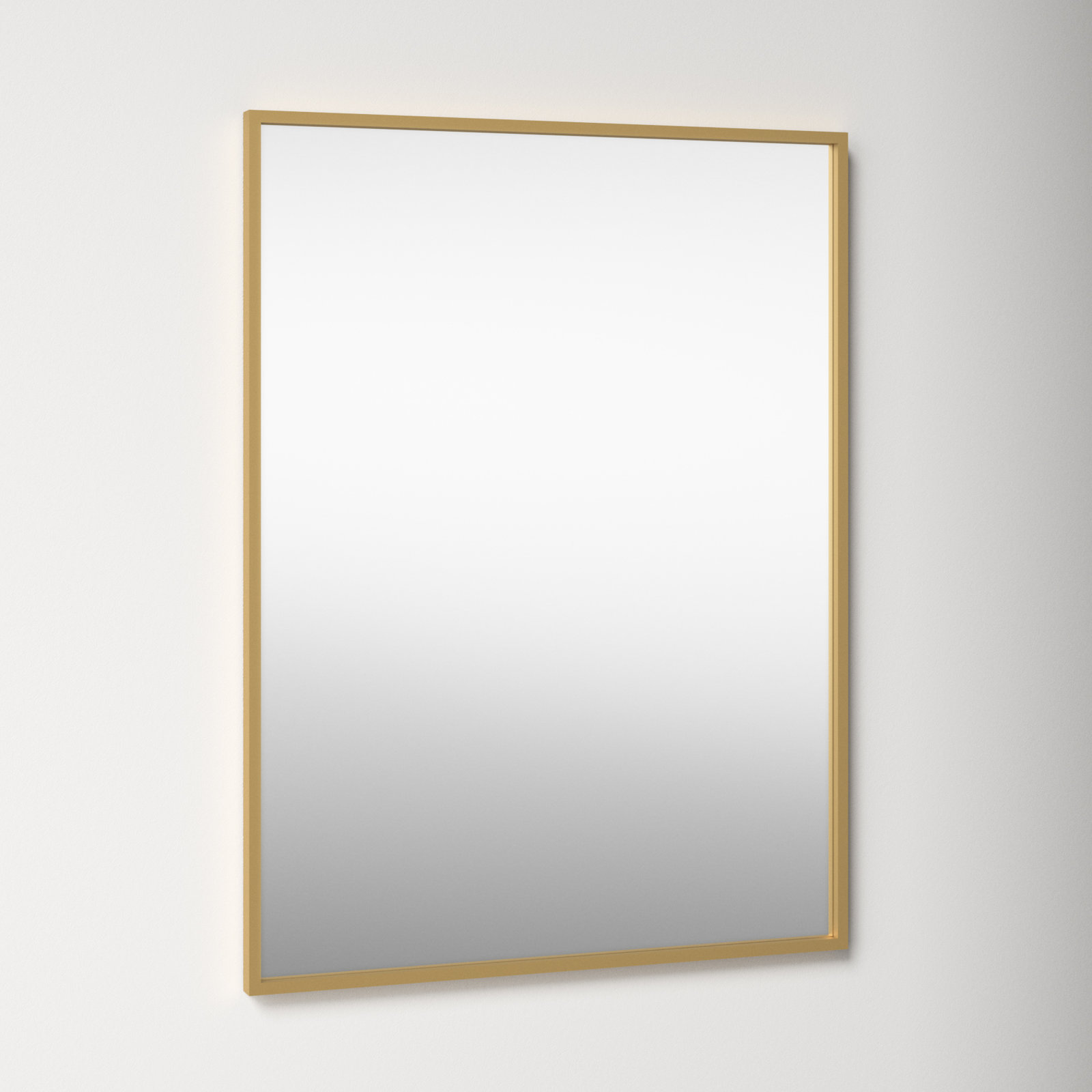 Sabine 36" Accent Mirror, 36" x 27", Brass