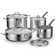 Cooks Standard Professional Cookware Set, 8-Piece Stainless Steel Pots and Pans, Silver