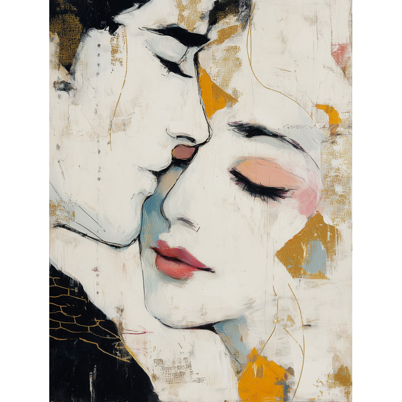 Art mural en toile tendue or doux, L 12 po x H 16 po x P 1 po