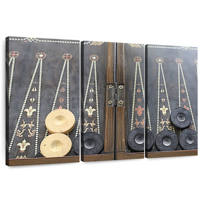 Senne Backgammon Table, 36" H x 57" W