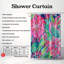 Preppy Pink Florals - 1 Piece Standard Shower Curtain-814480736