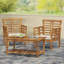 2 CHAISES CLUB CAYDON + TABLE