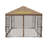 Universal 10 ft. x 10 ft. Gazebo Replacement Mosquito Netting-73150518